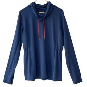 Columbia Omni-Wick Blue Cowl Neck Active Pullover XXL
